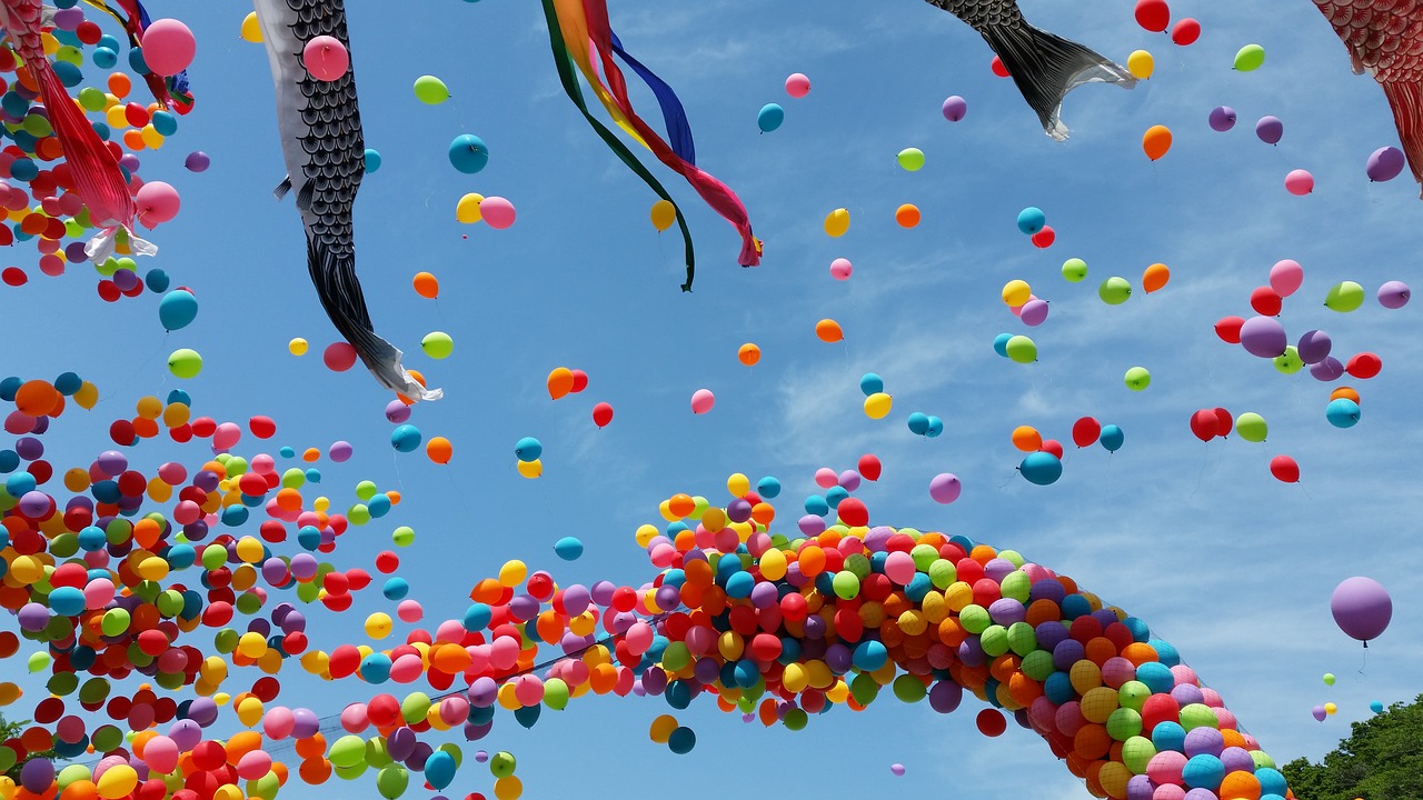 balloon children's day japan free photo