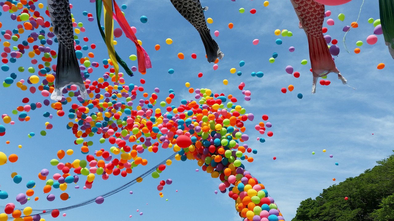 balloon children's day japan free photo