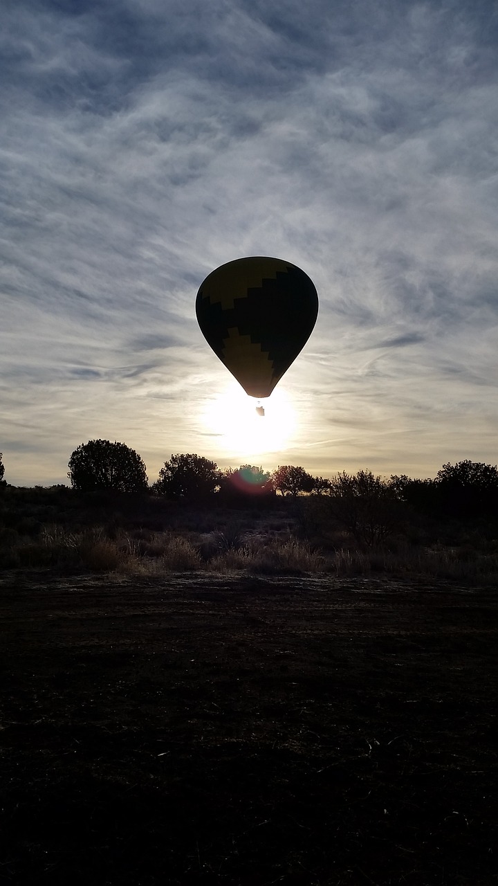 balloon sunrise sky free photo