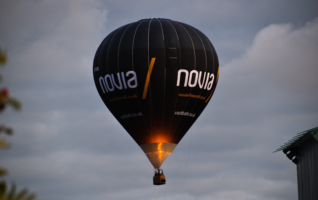 balloon novia sky free photo