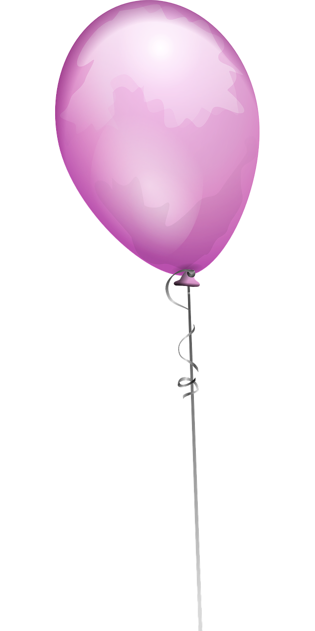 balloon purple string free photo