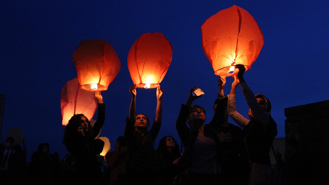 balloon  red  orange free photo