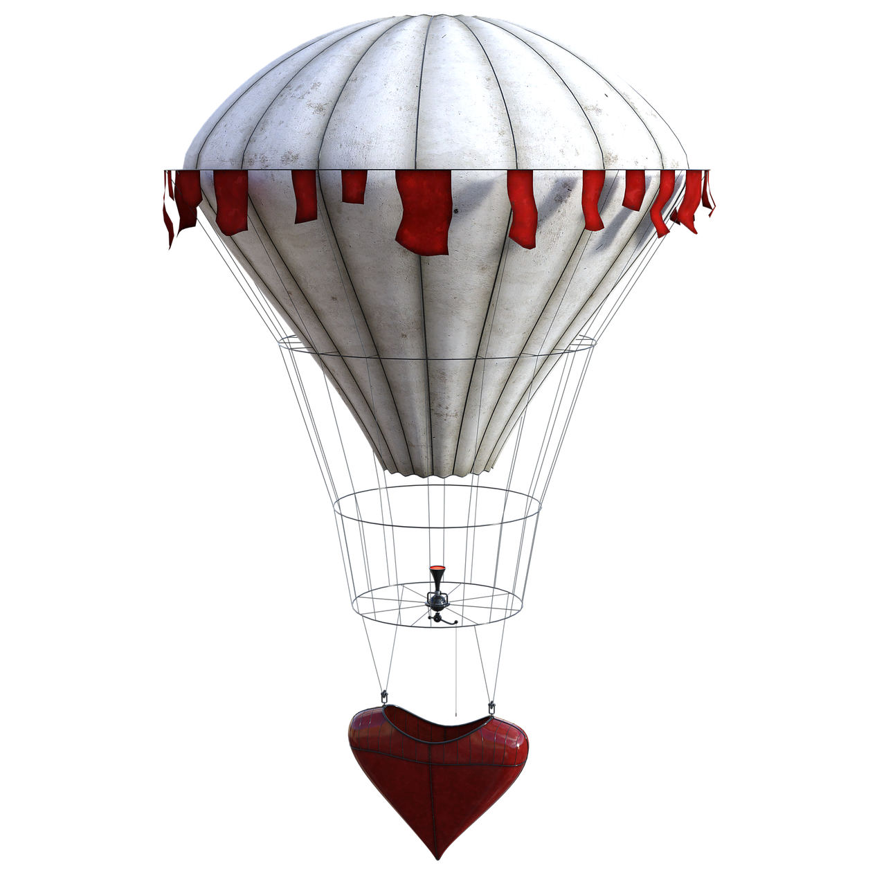 balloon  hot air  heart free photo