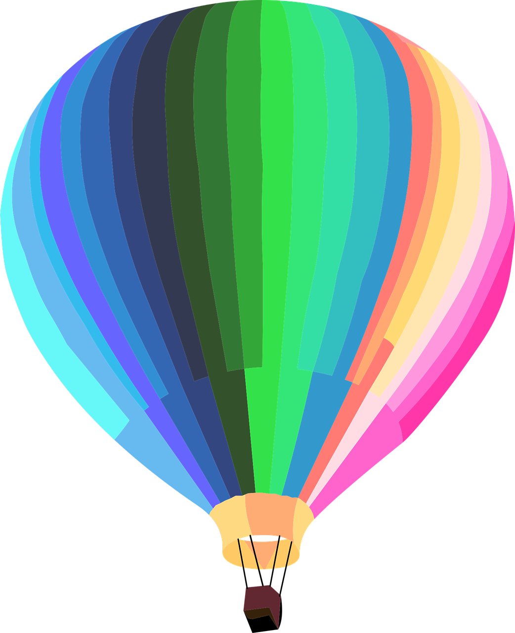 balloon  hot air  colorful free photo