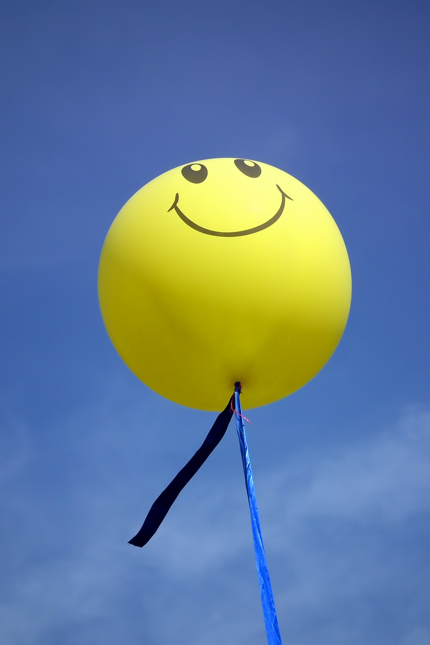 balloon sky smile free photo
