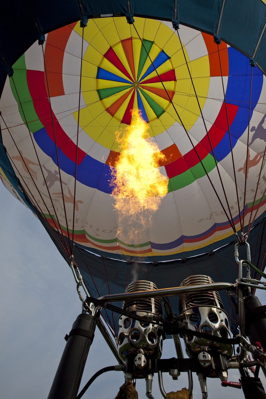 balloon hot air rising free photo