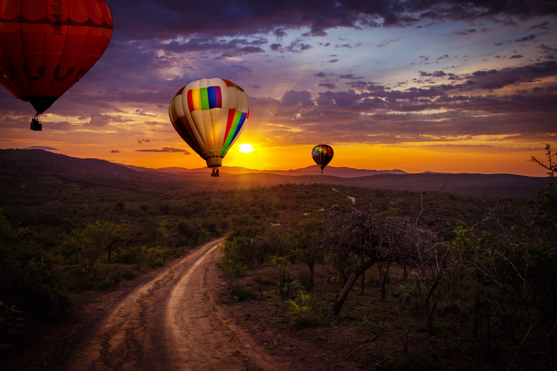 hot air balloon balloons transportation free photo