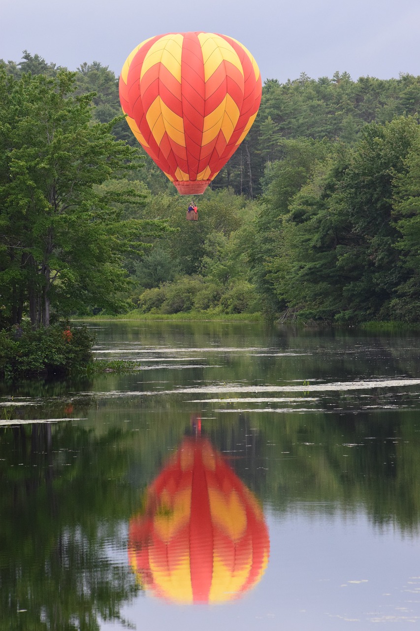 ballooning water nature free photo
