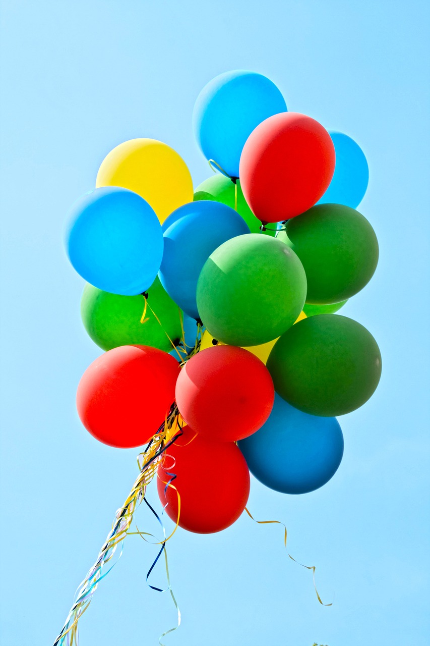 balloons party colorful free photo