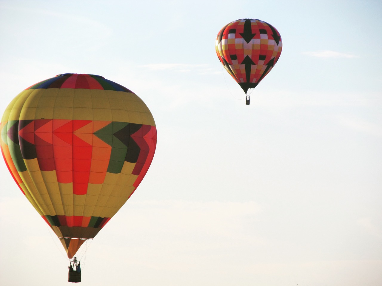 balloons horizontal colorful free photo