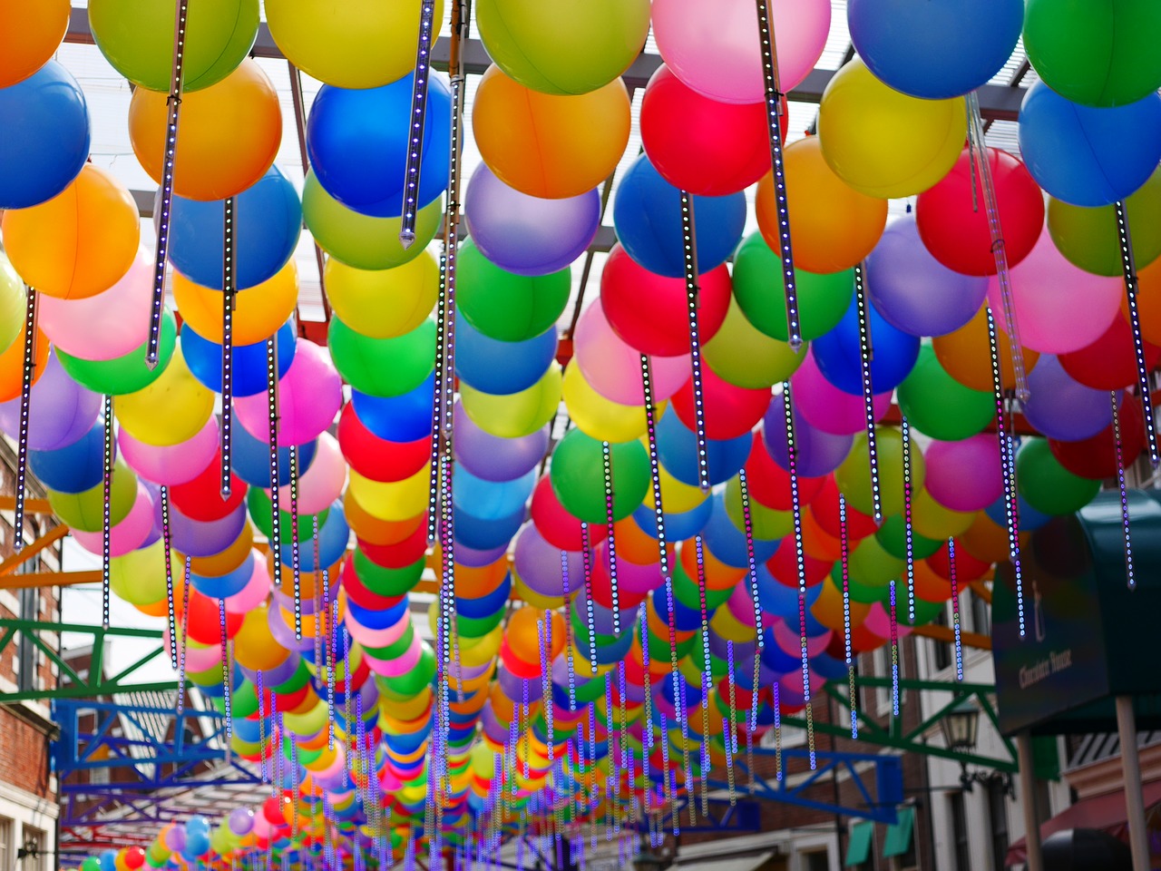 balloons colorful vivid free photo