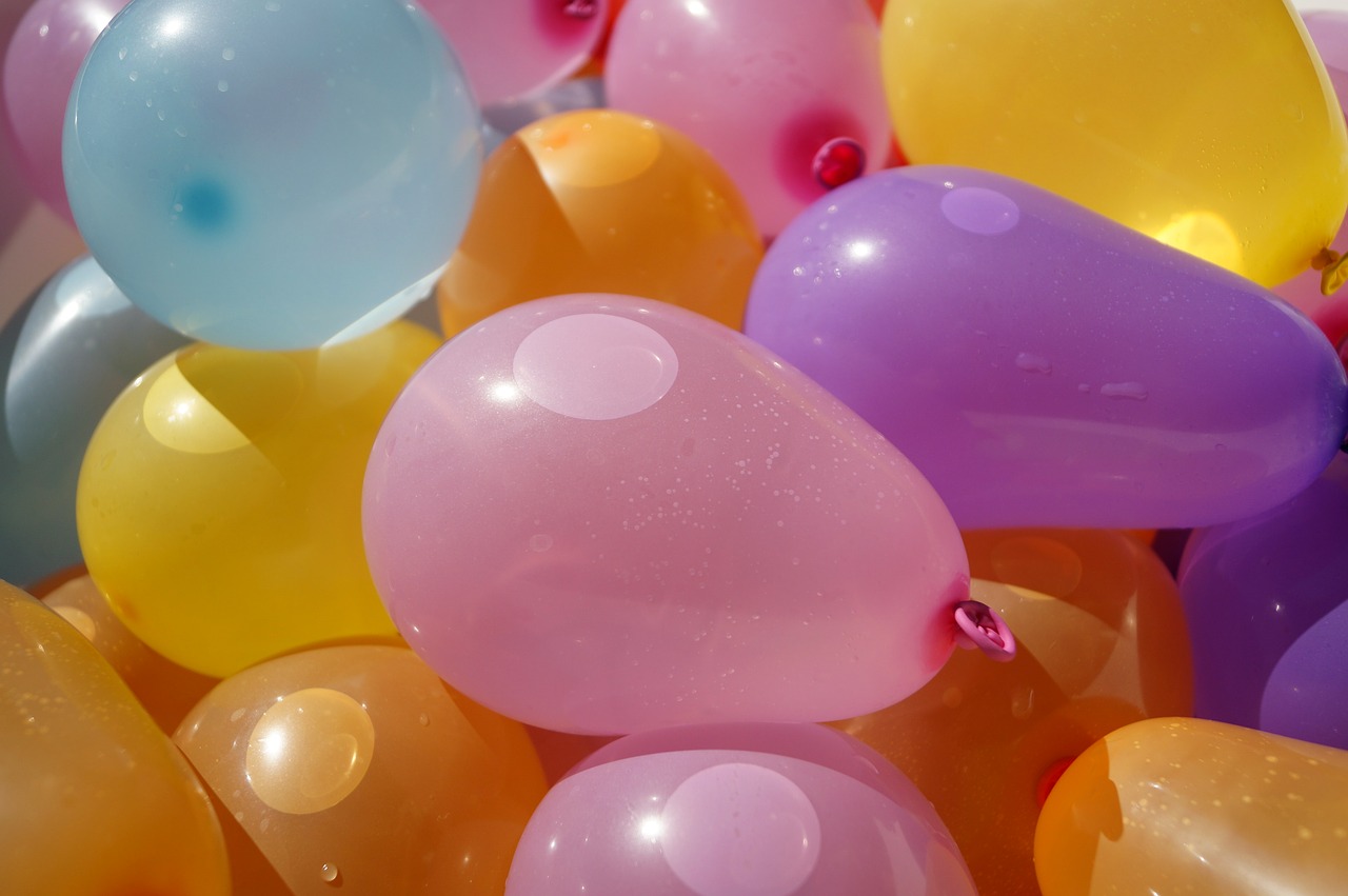 balloons water bomb color free photo