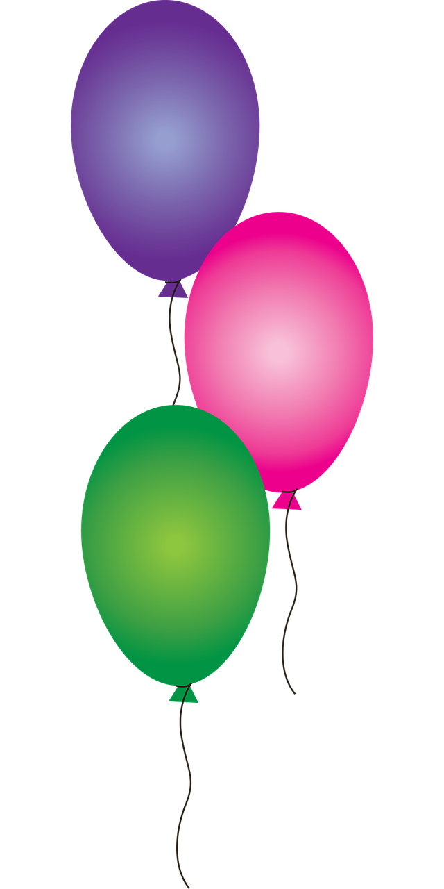 balloons celebrate birthday free photo