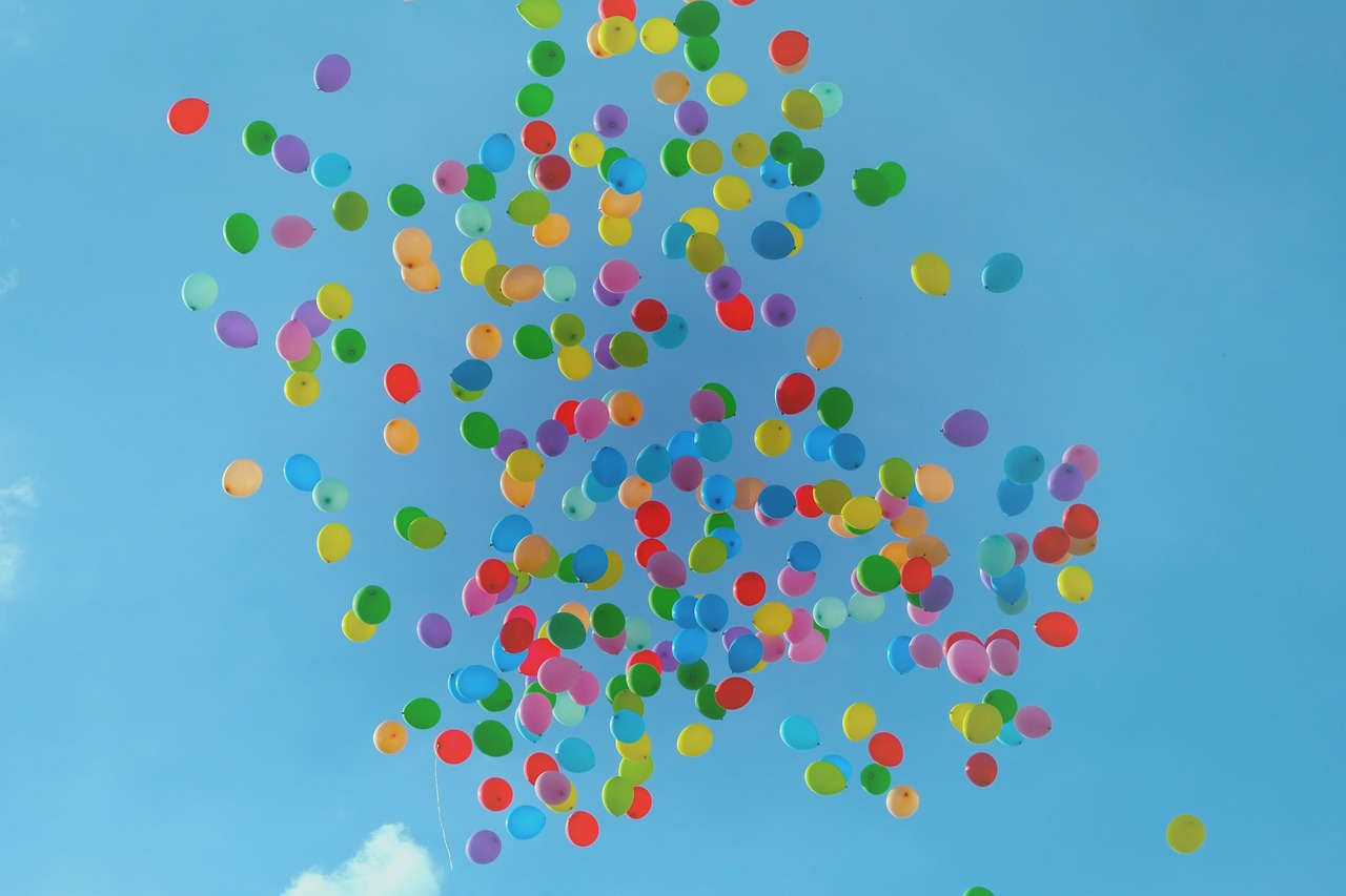 balloons colorful colourful free photo