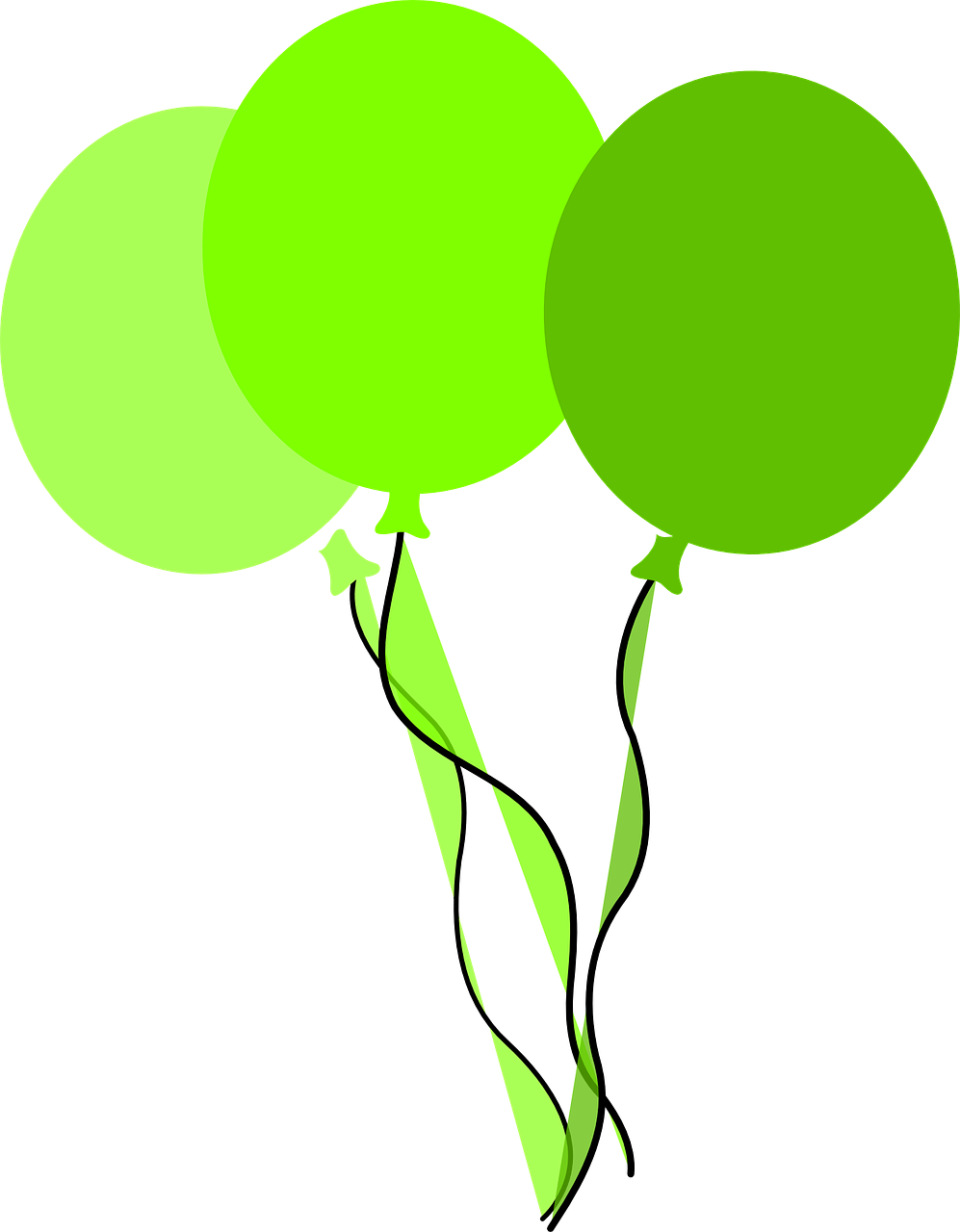balloons green birthday party free photo