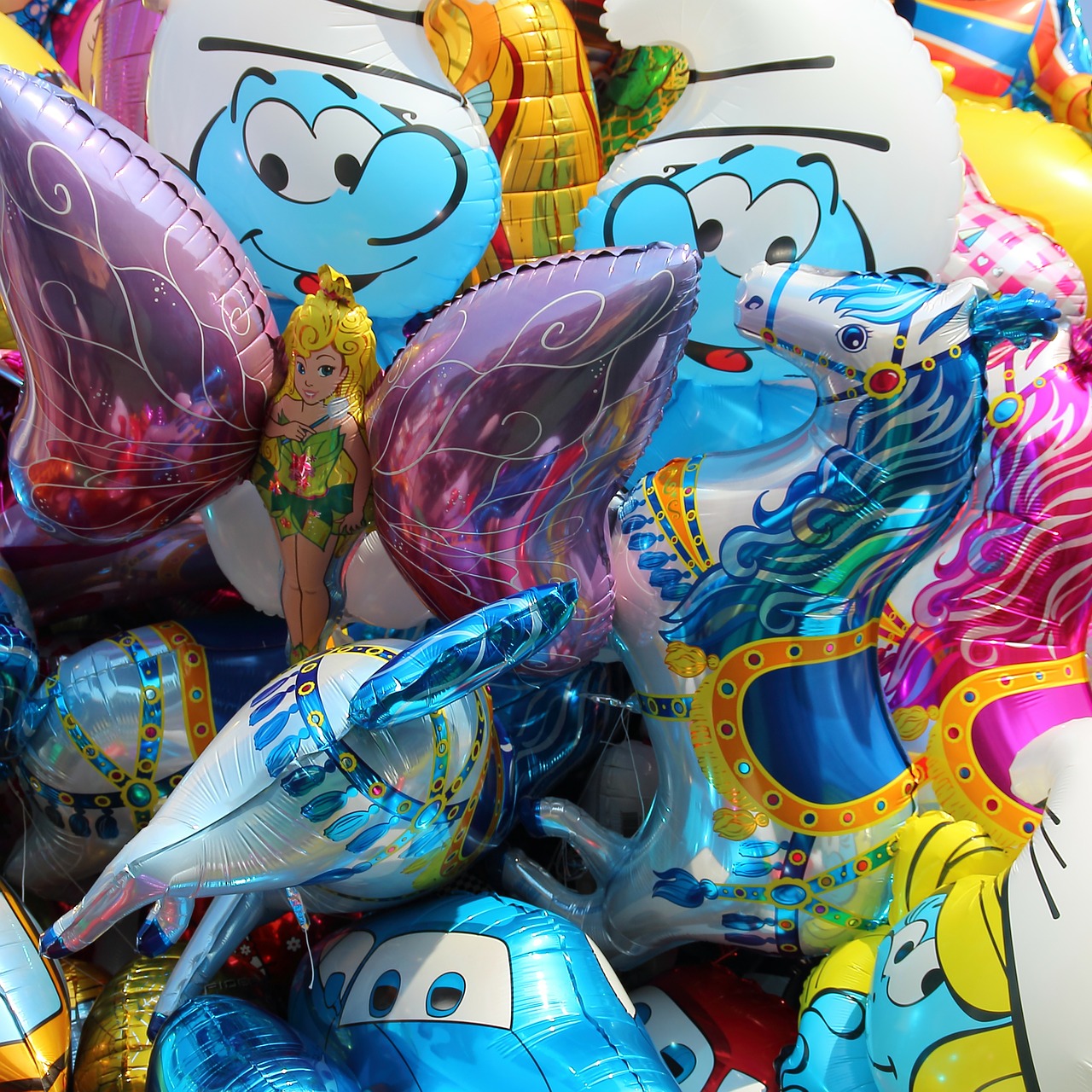 balloons colorful year market free photo