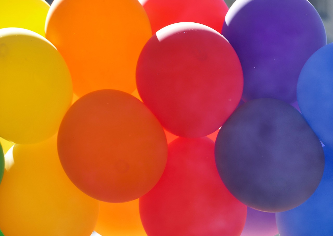 balloons  colorful  fun free photo