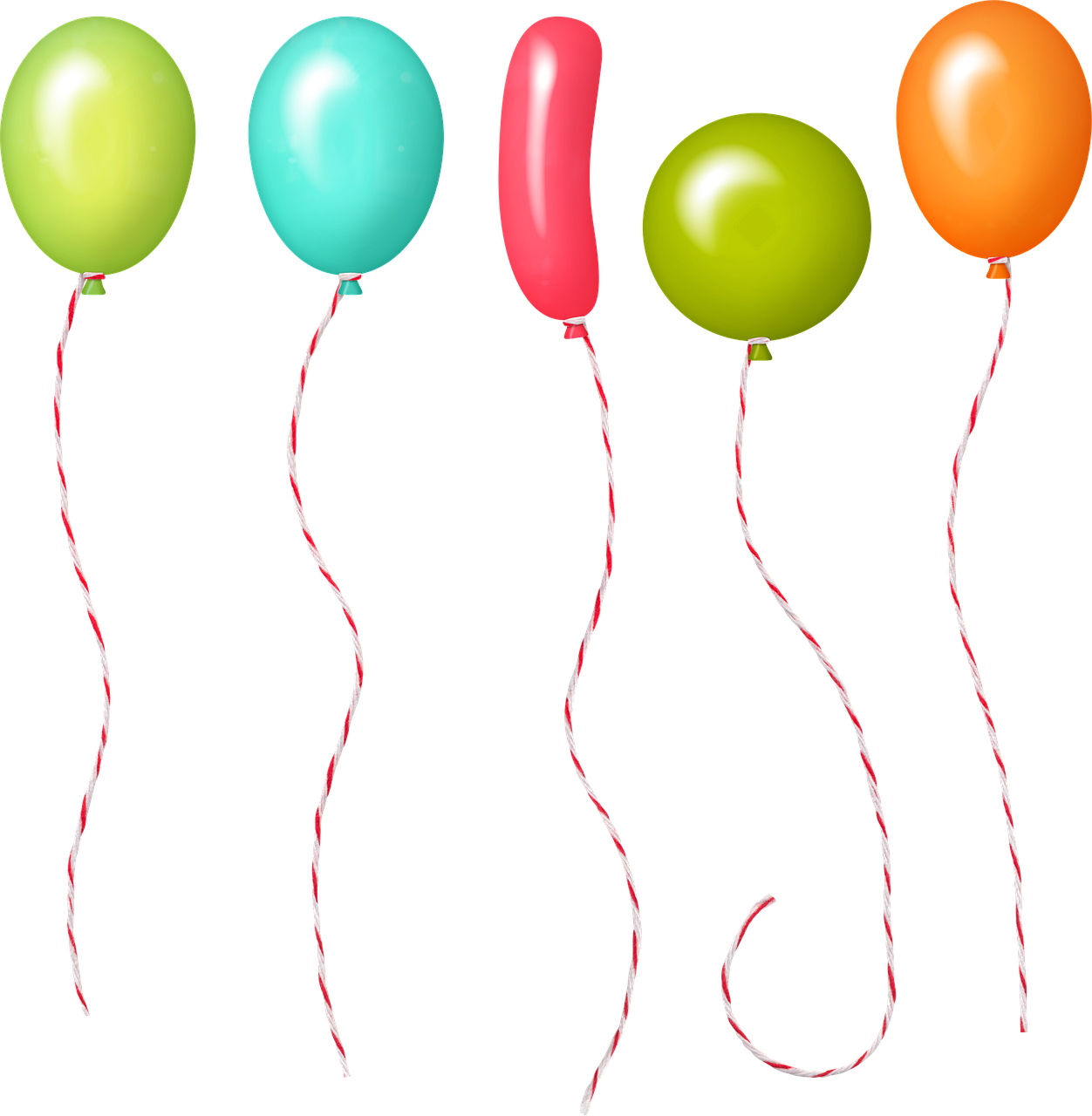 balloons  confetti  celebration free photo