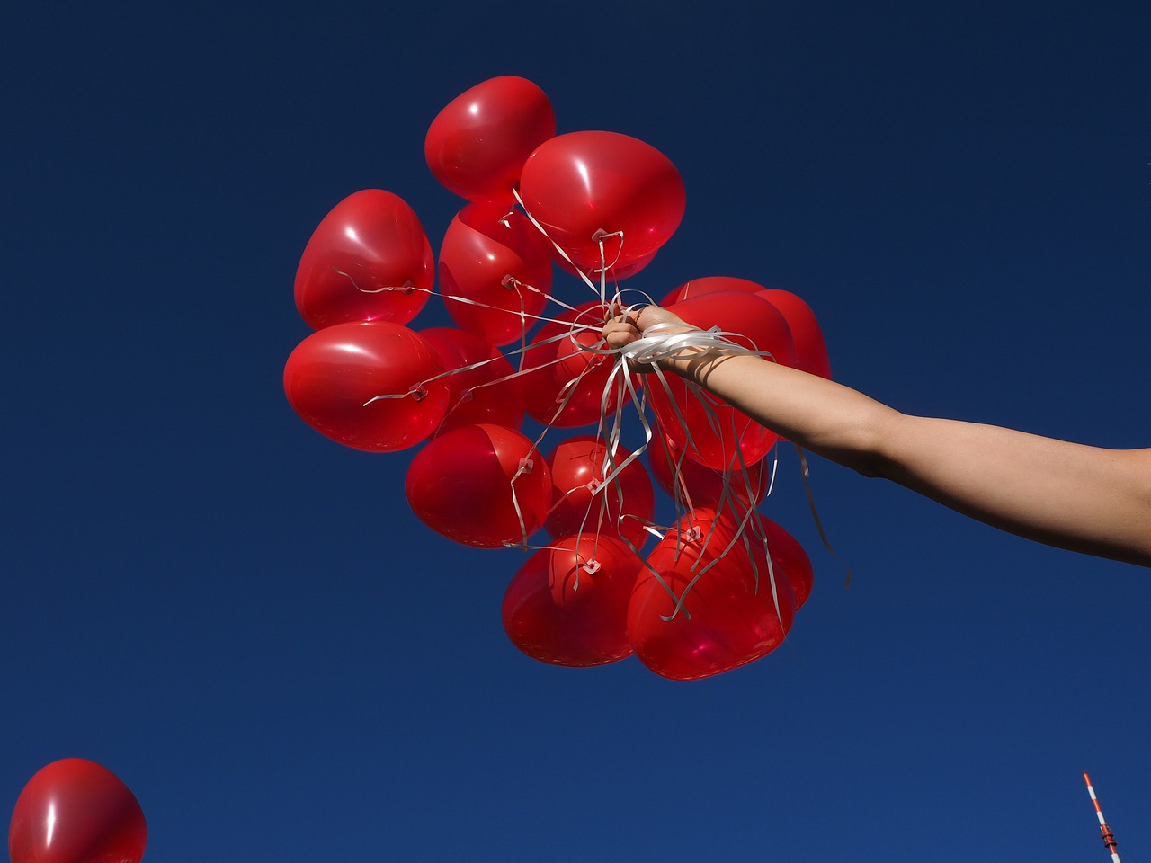 balloons detention arm free photo