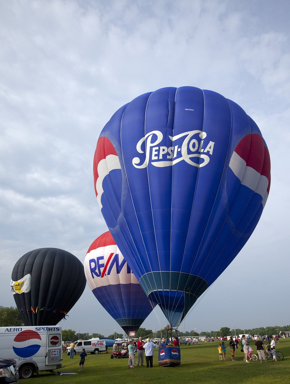 balloons hot air rising free photo