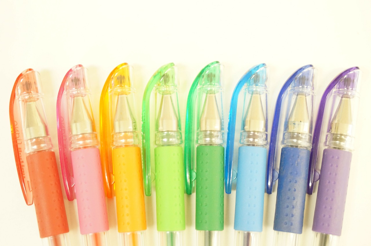 ballpoint pen pen colorful free photo