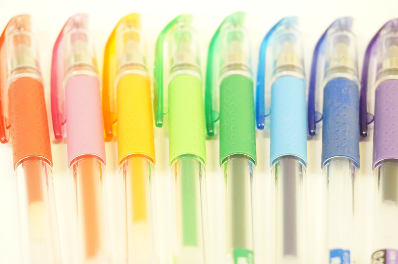 ballpoint pen pen colorful free photo