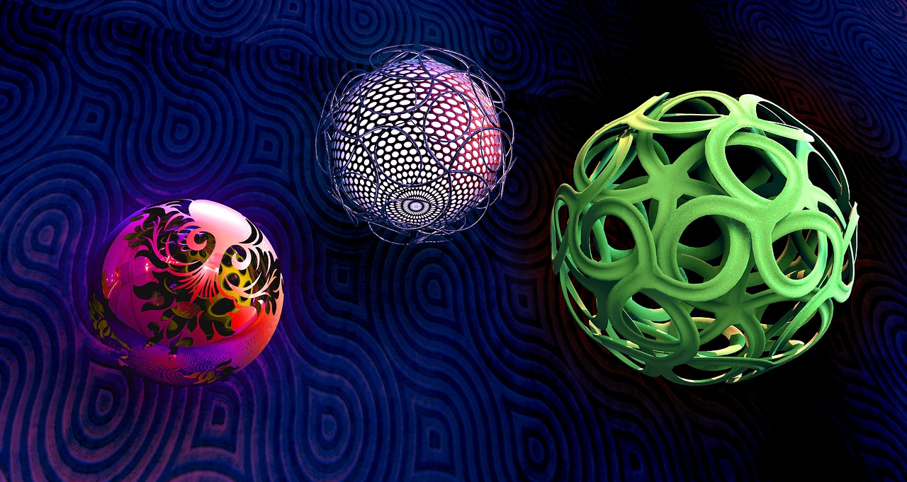 balls animation material test free photo