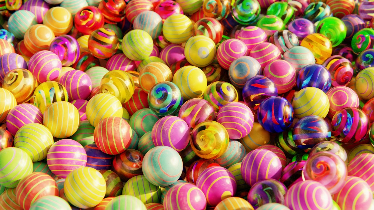 balls color shape free photo