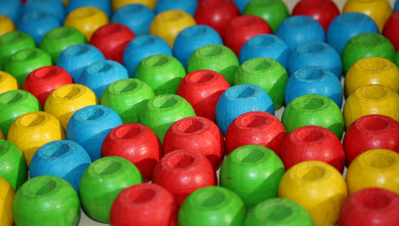 balls  wooden  colorful free photo
