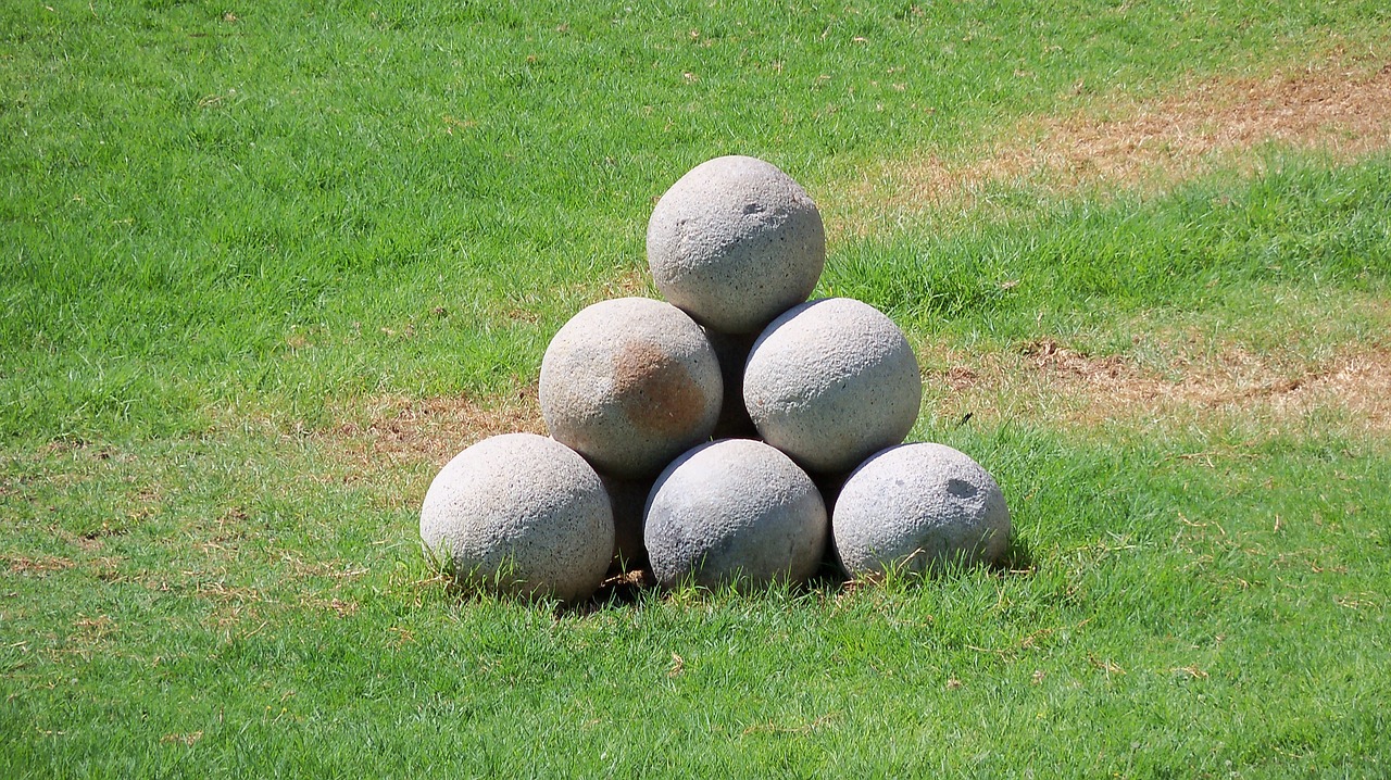 balls cannon cyprus stone free photo