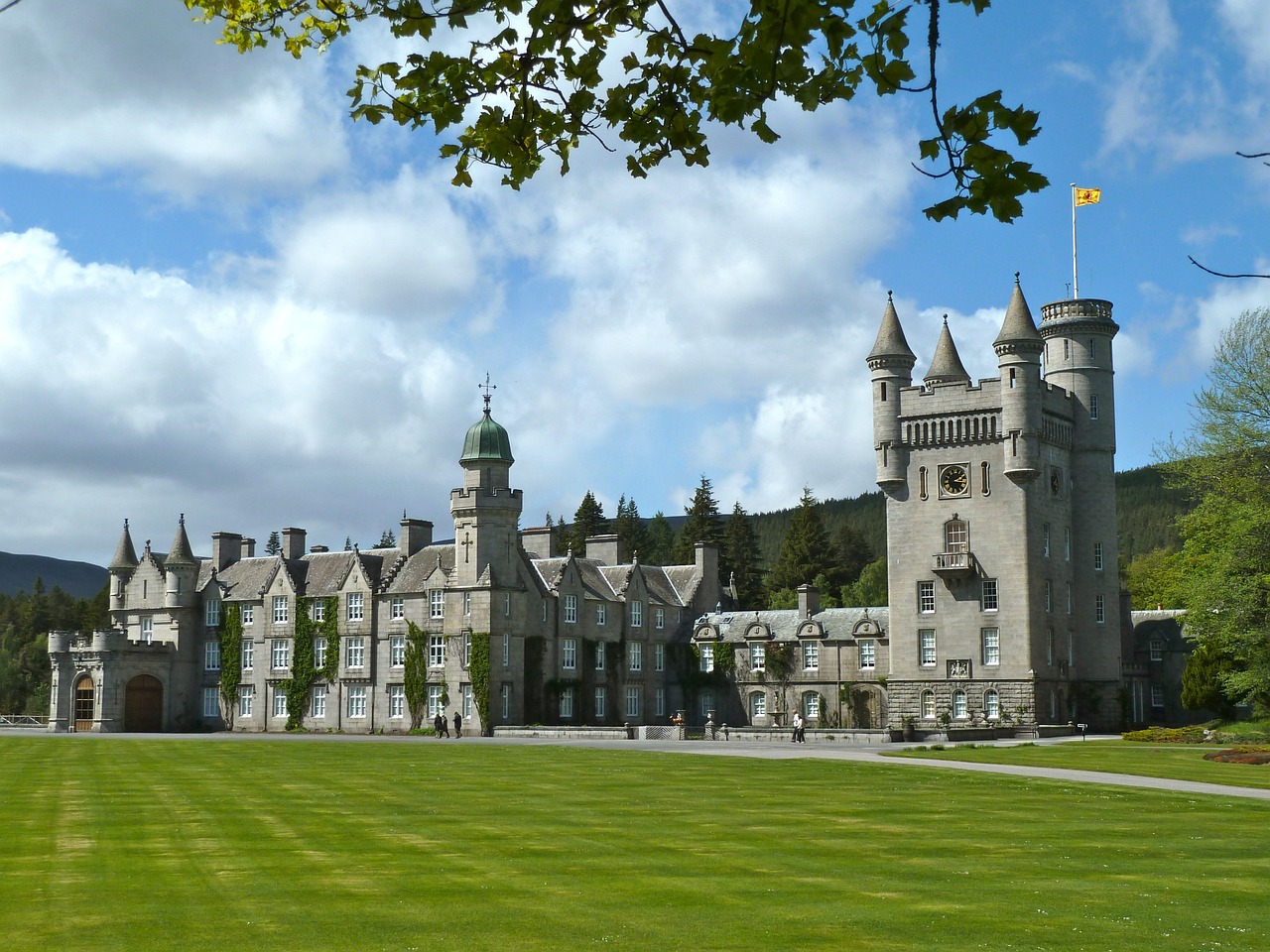 balmoral castle monument old free photo