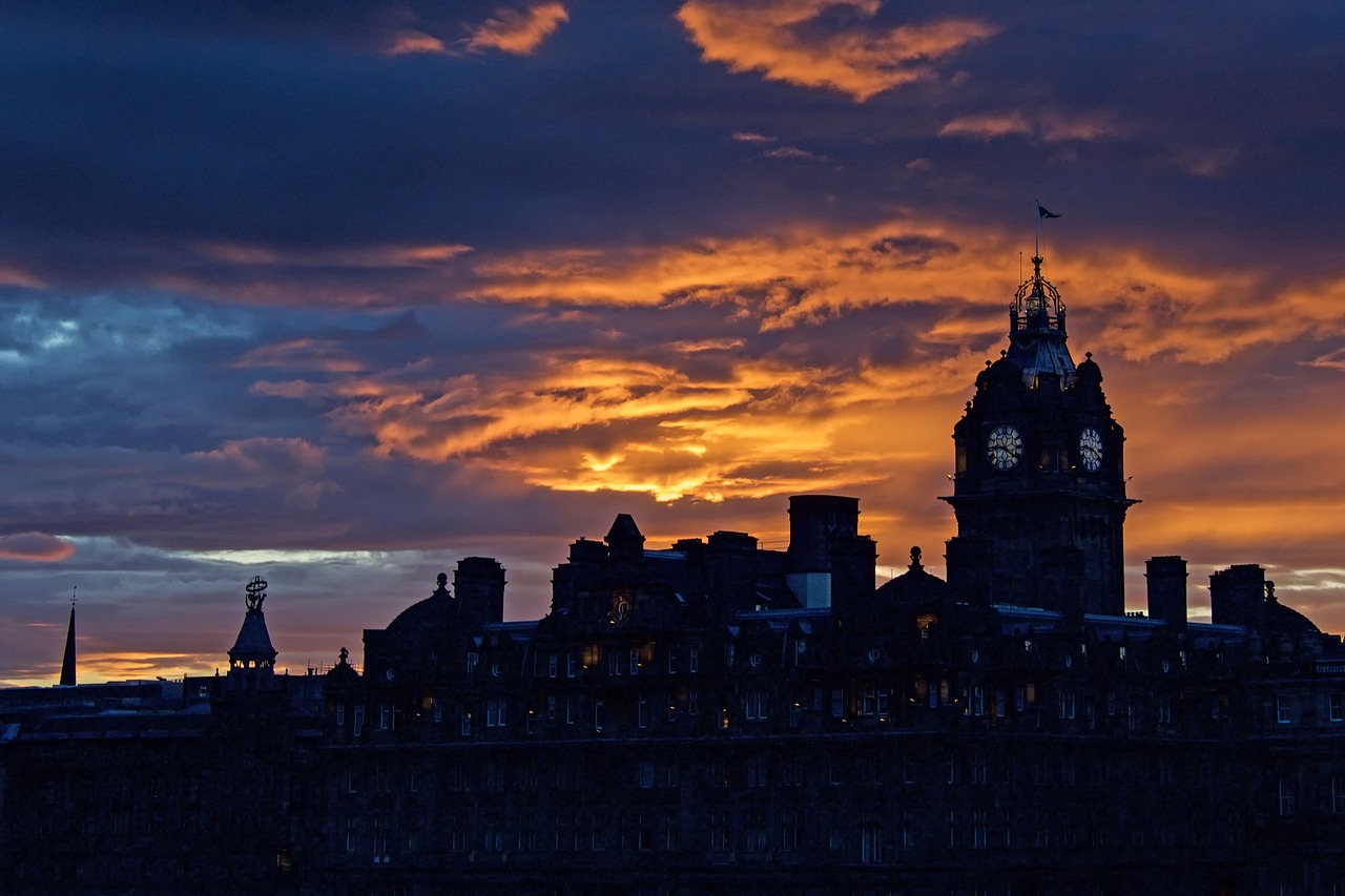 balmoral hotel edinburgh scotland free photo