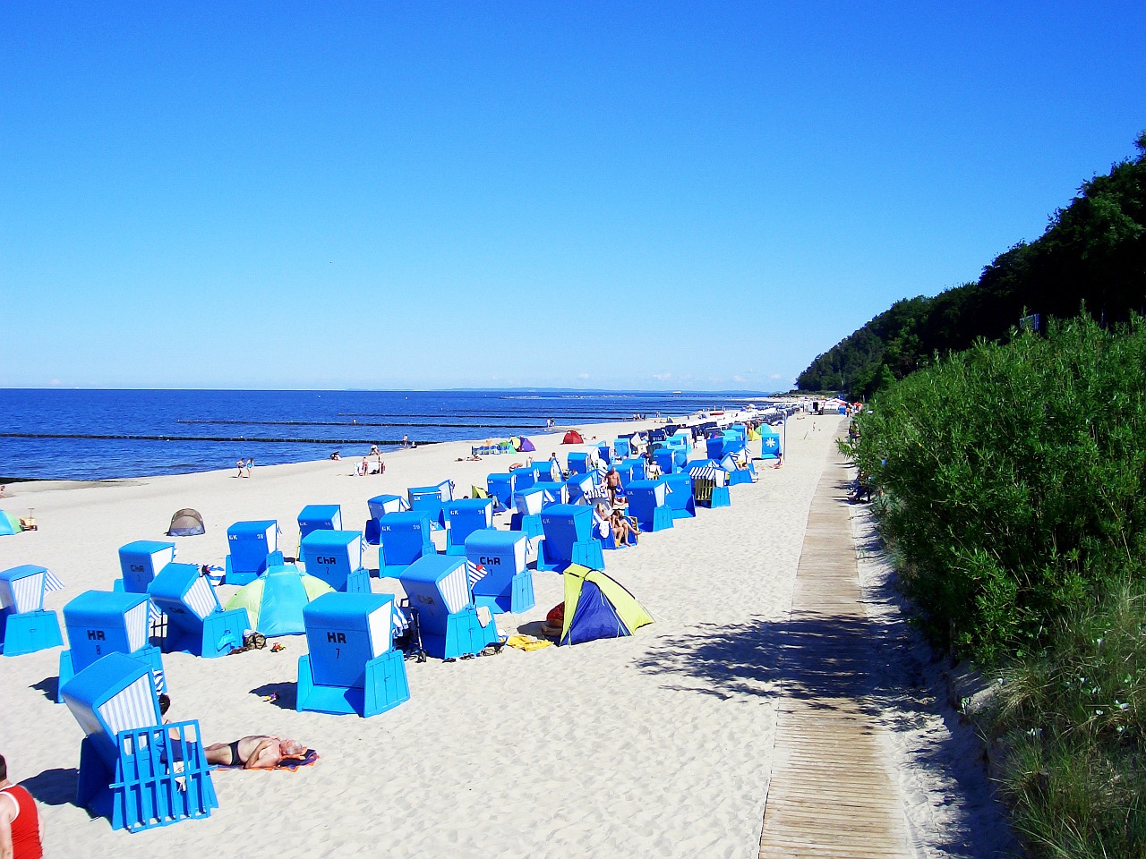 baltic sea island of usedom beach free photo