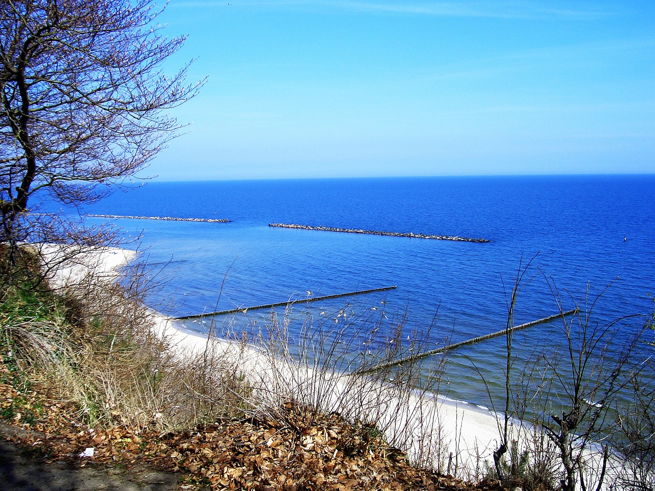 baltic sea island of usedom beach free photo