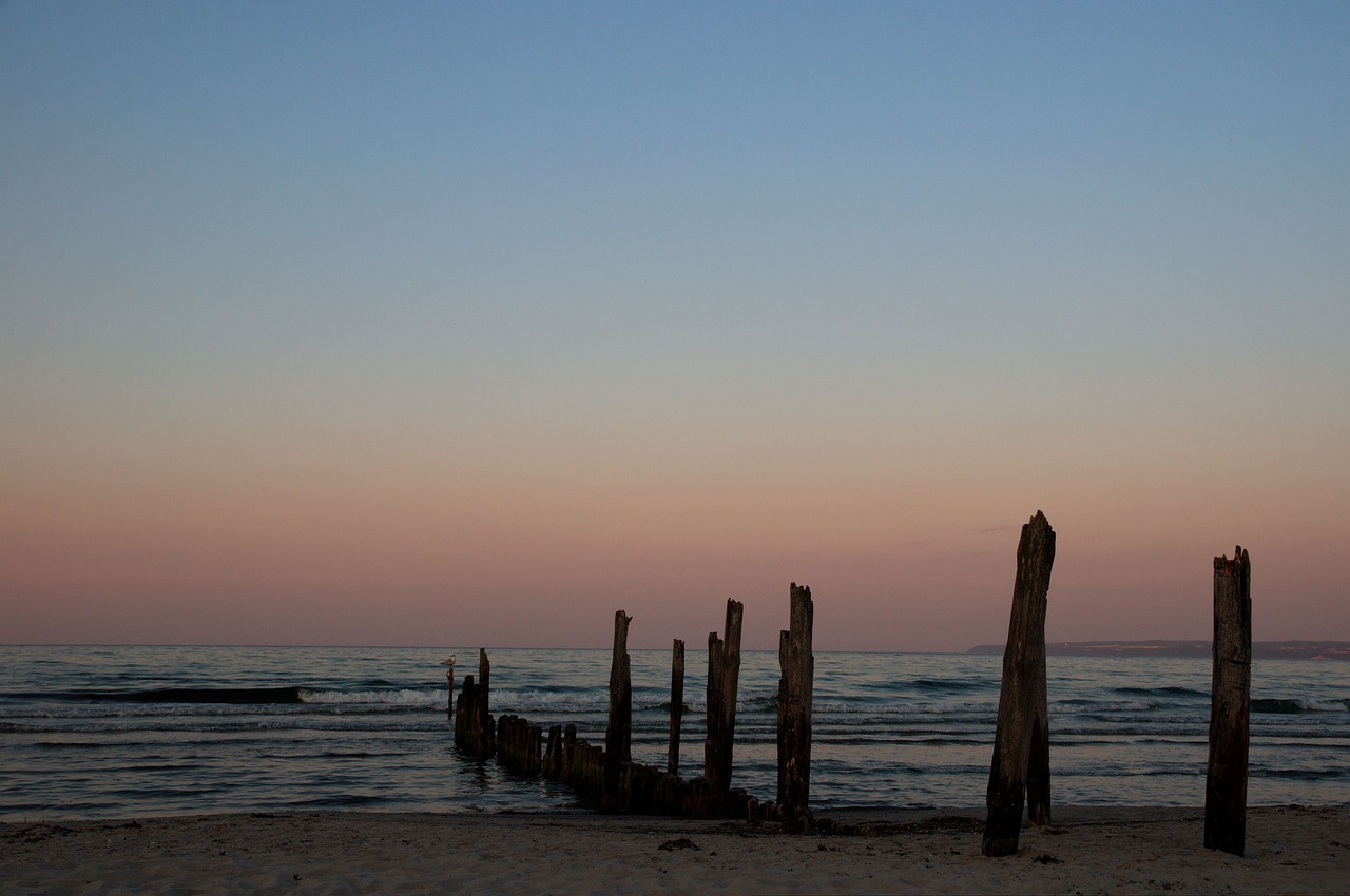 baltic sea sunset abendstimmung free photo