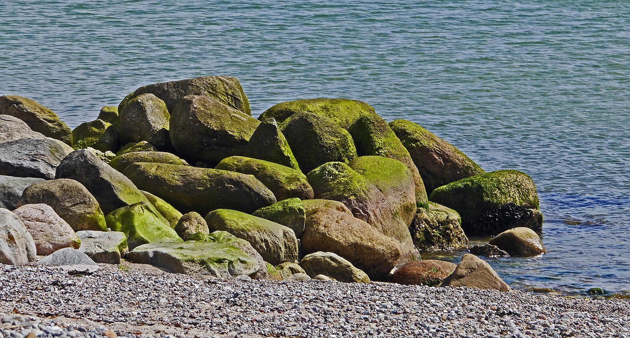 baltic sea  pebble beach  coast guard free photo