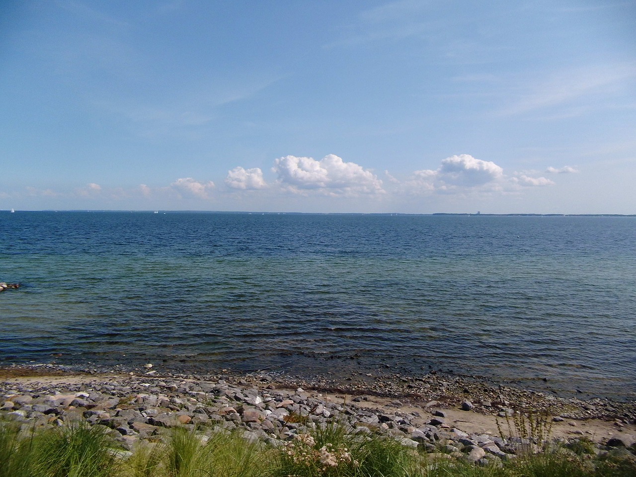 baltic sea water beach free photo