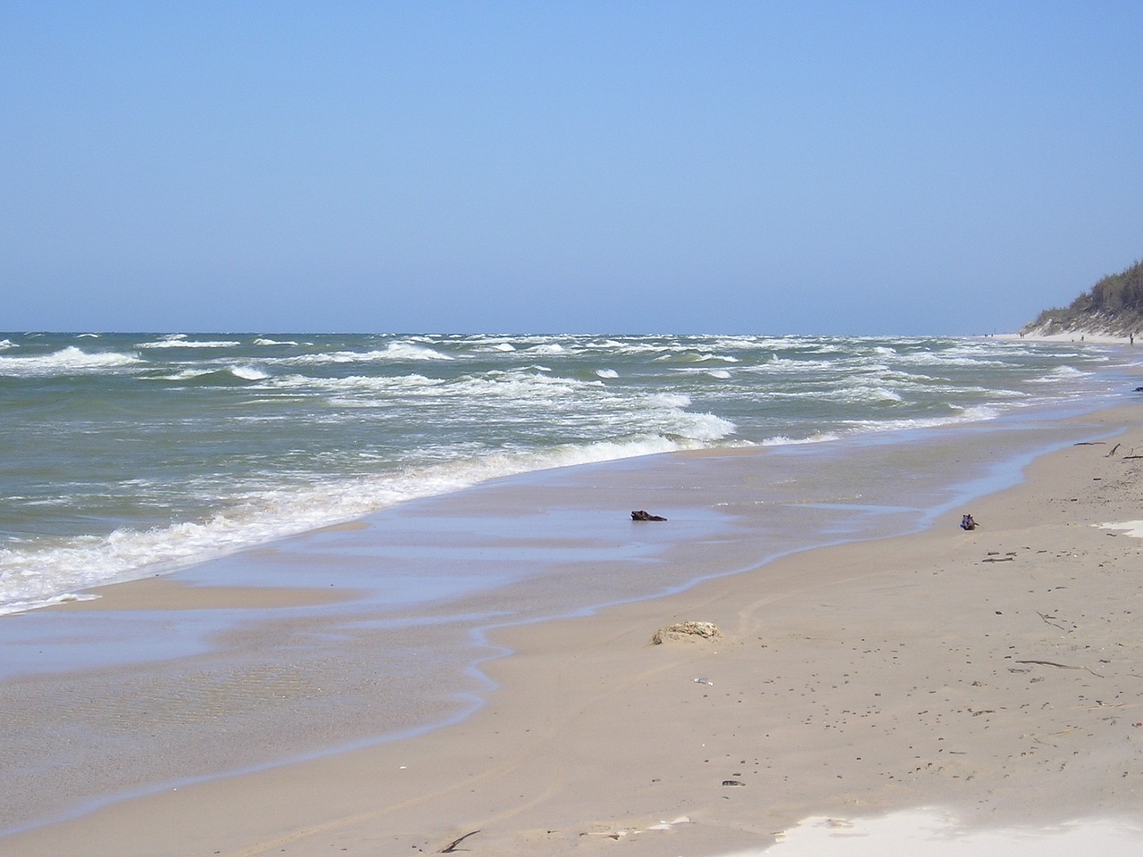 baltic sea poland beach free photo