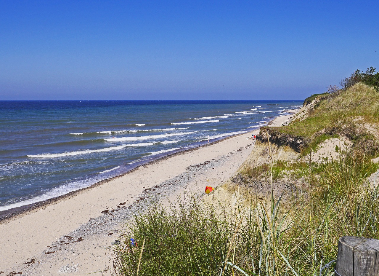 baltic sea beach dunes rügen free photo