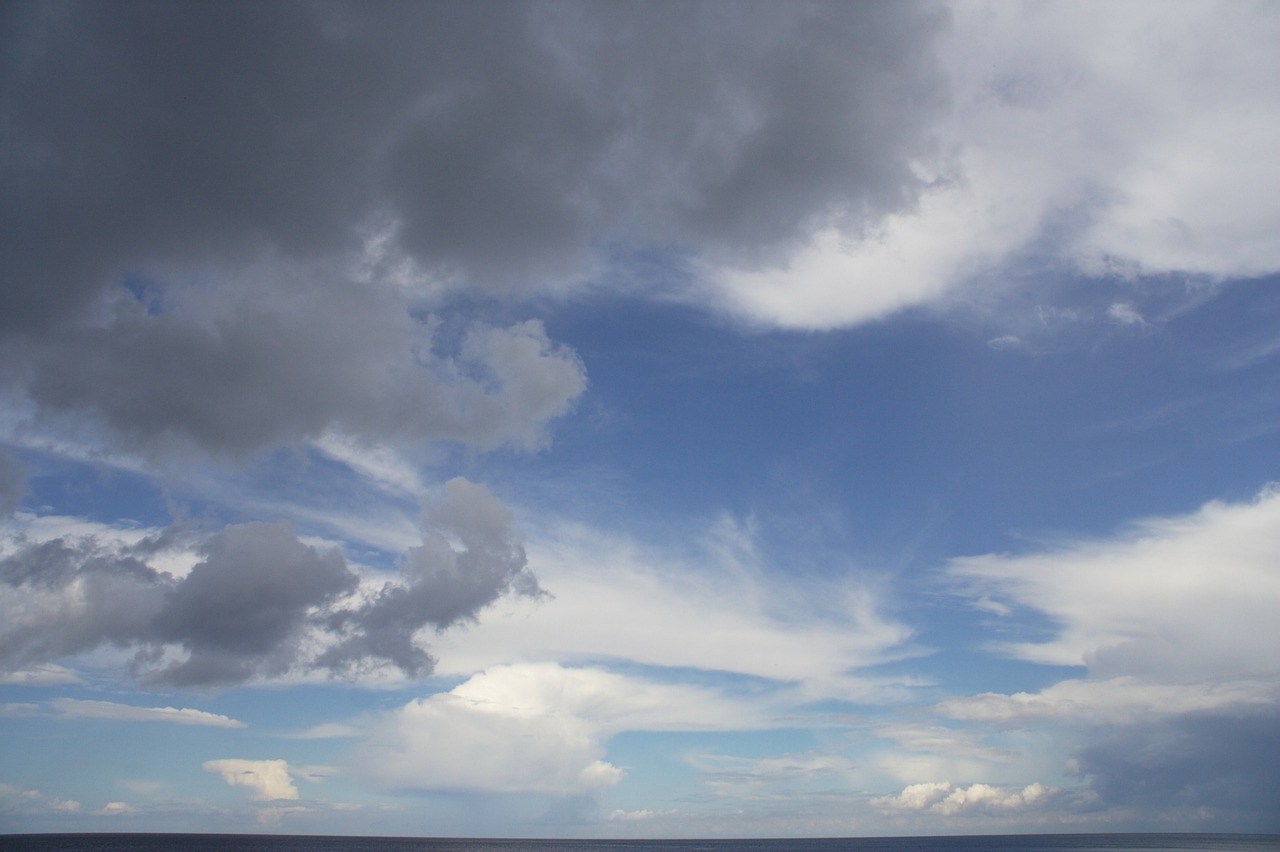 baltic sea coast clouds sky free photo