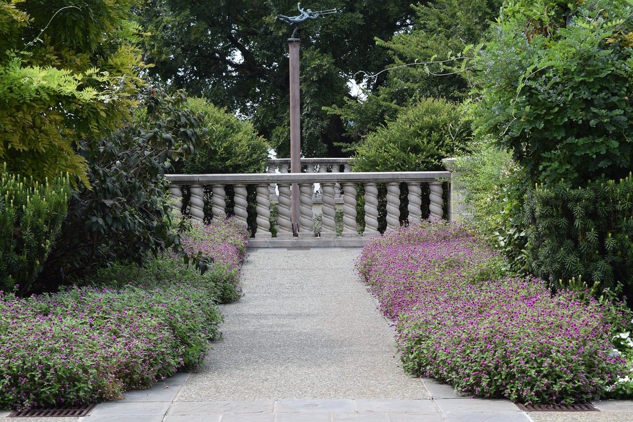 baluster flowers arboretum free photo