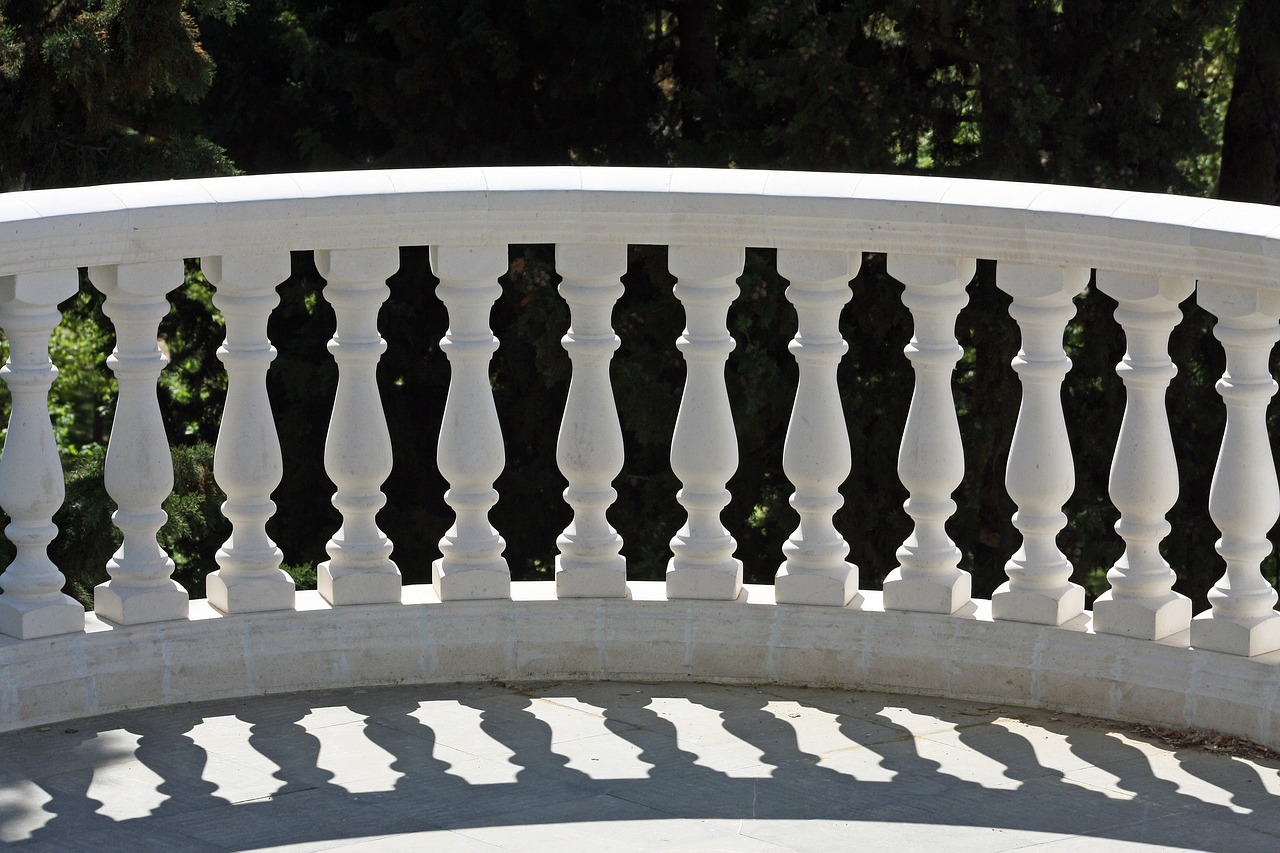 balustrade park symmetry free photo