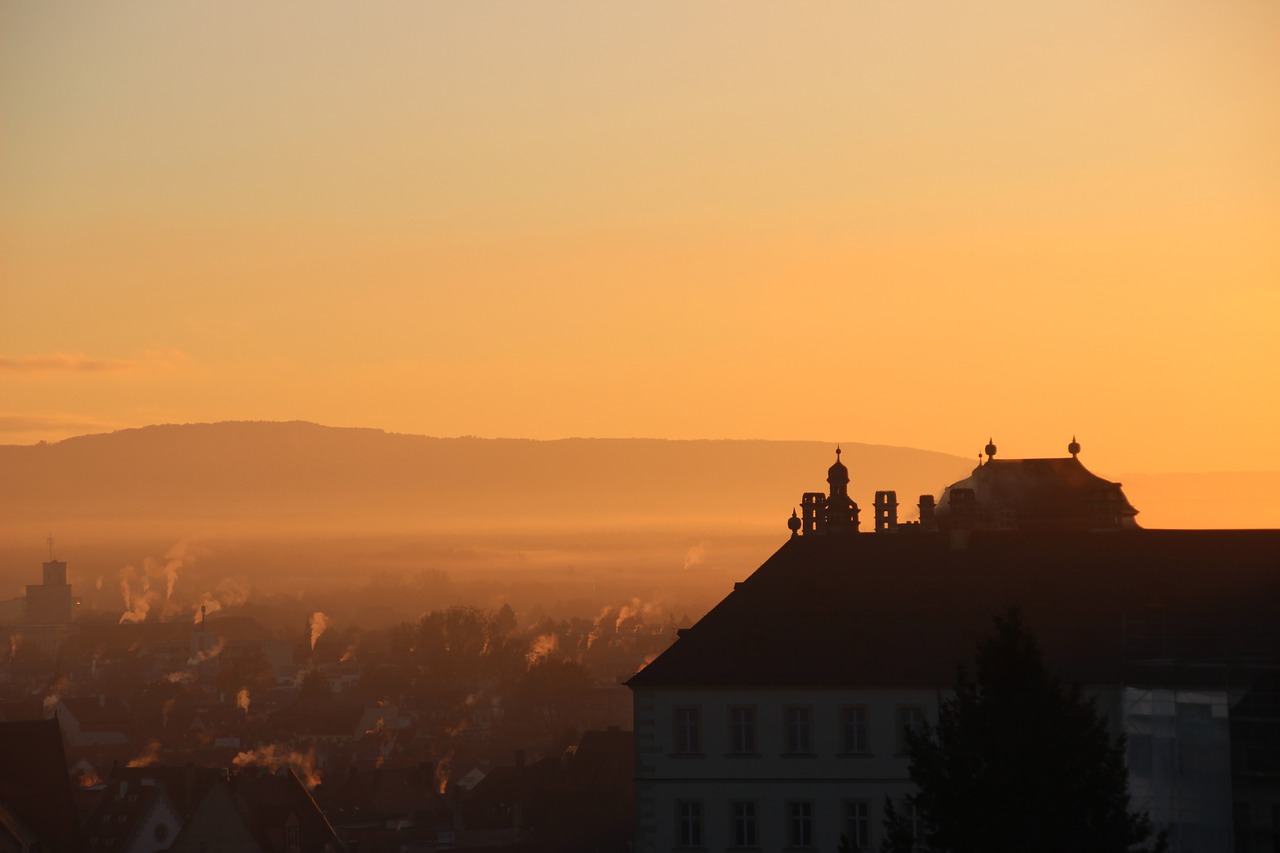 bamberg sunrise morgenstimmung free photo