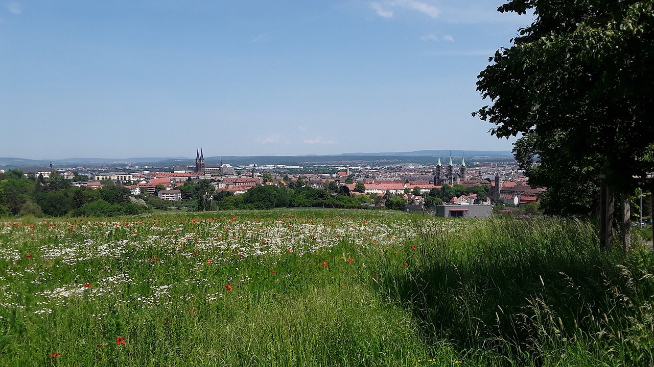 bamberg skyline view free photo