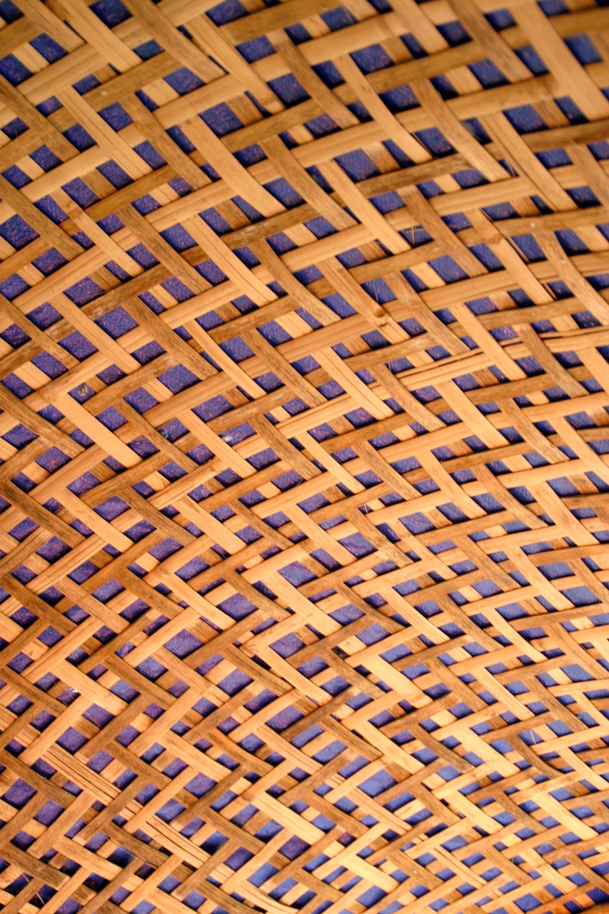 bamboo wattle roof free photo