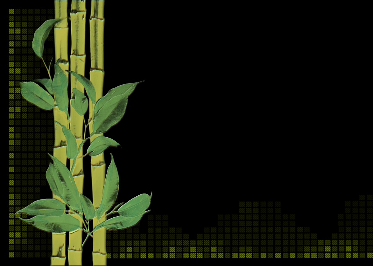 bamboo plant digital creation free photo