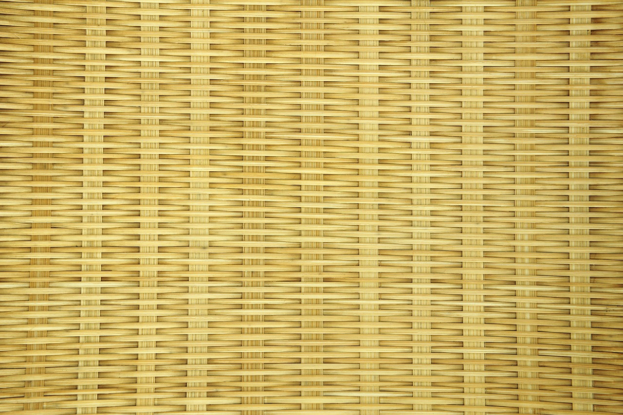 bamboo craft basket free photo