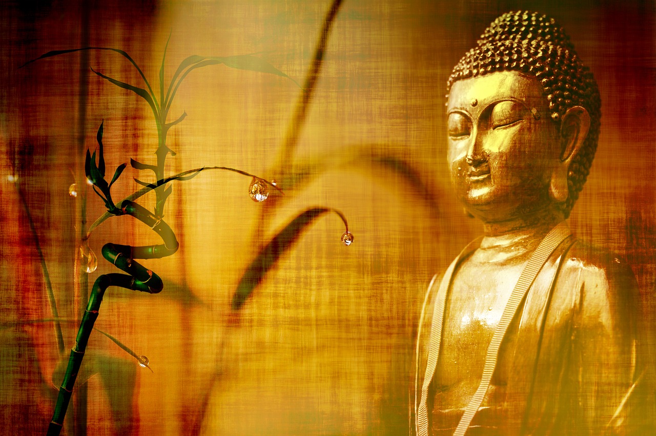 bamboo stationery buddha free photo