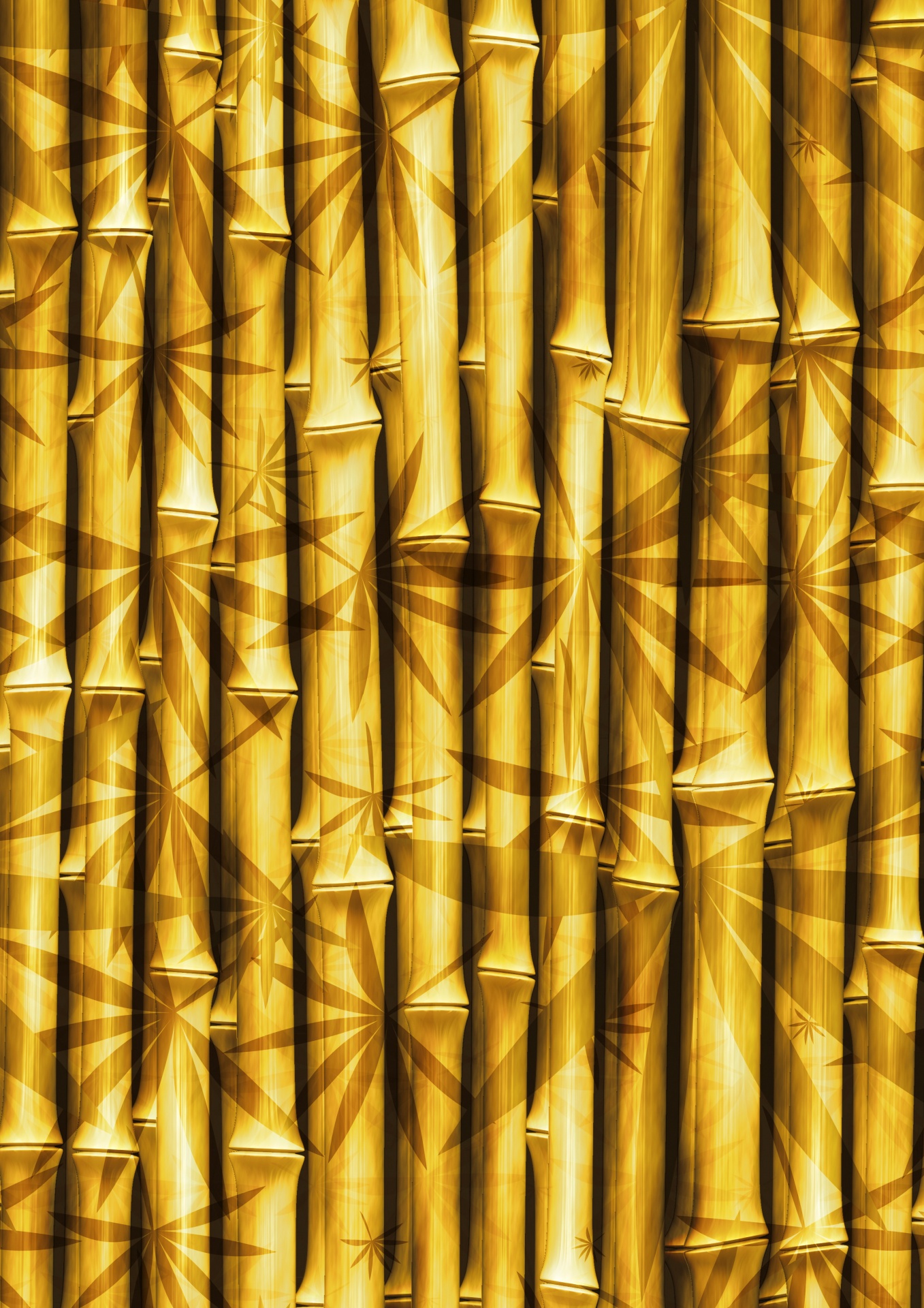 bamboo background gold free photo
