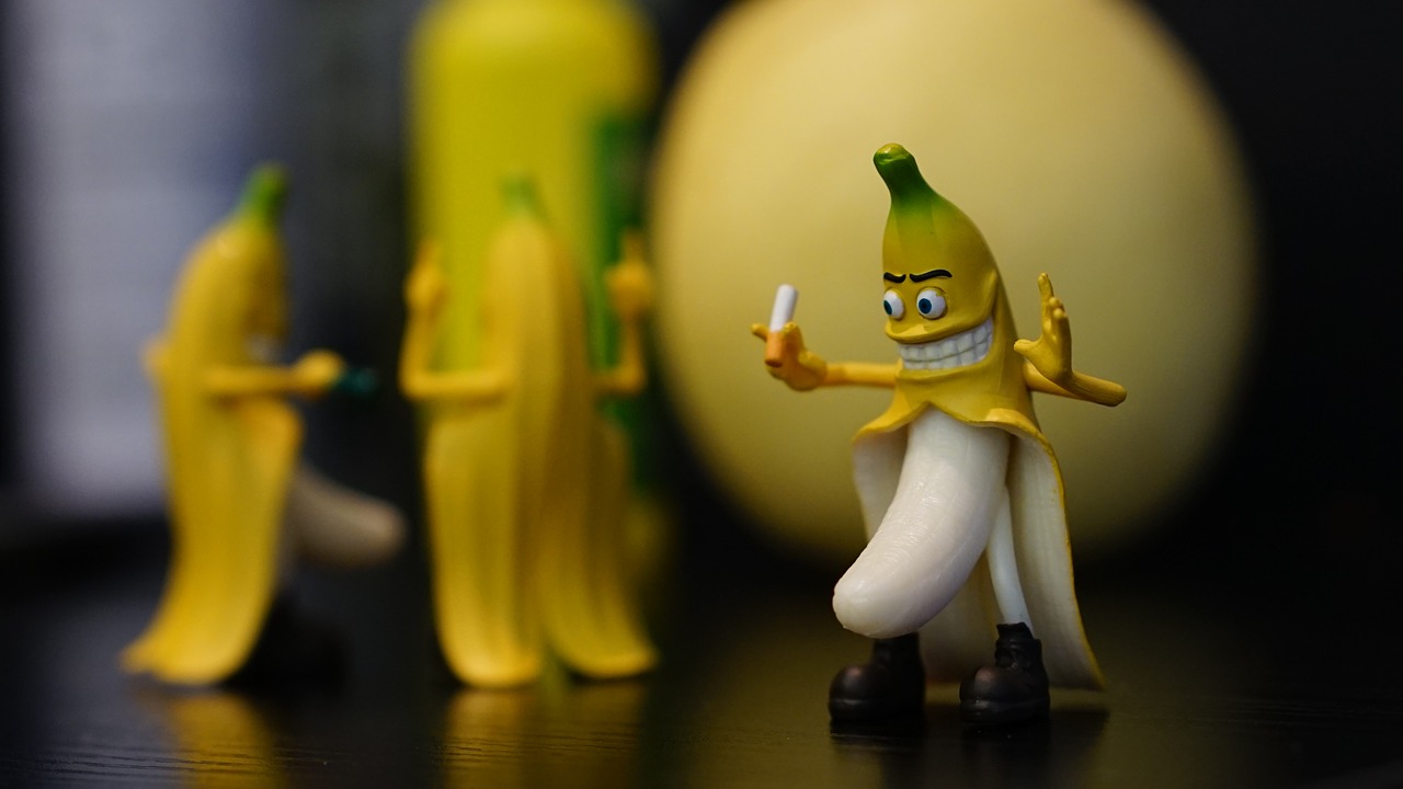 banana funny toys free photo